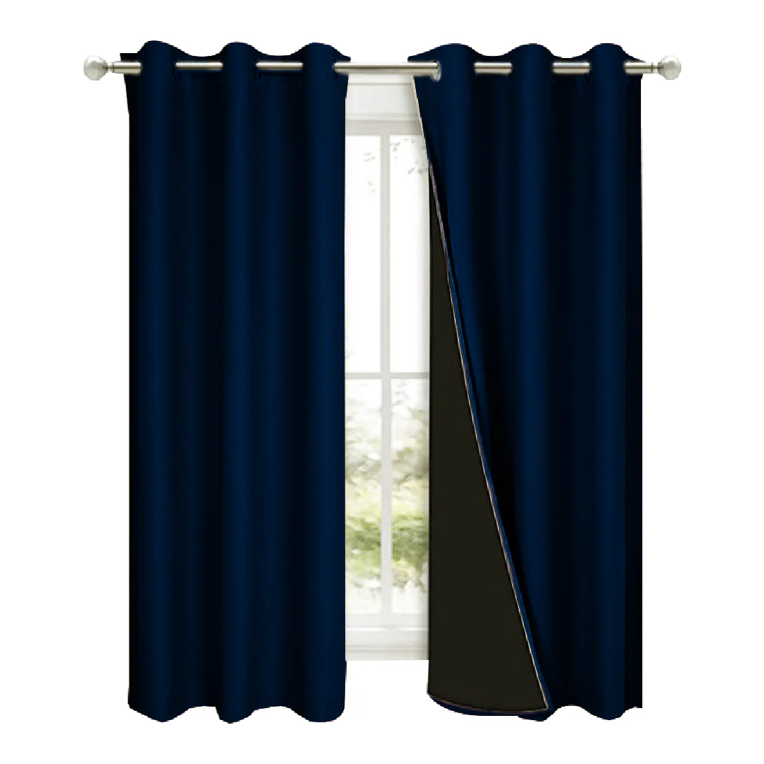 100% Blackout Sound Insulation Room Window & Patio Curtain Panels, 1 Pcs - Image 12