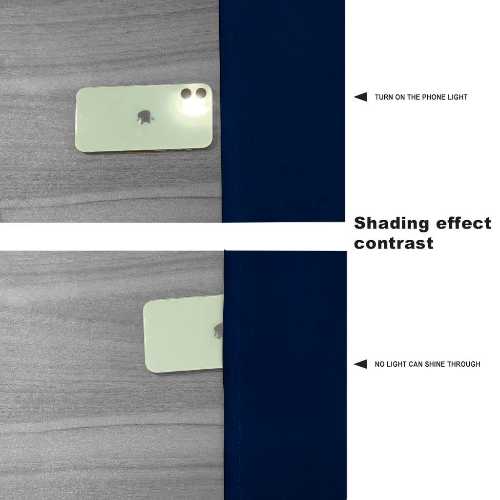 100% Blackout Sound Insulation Room Window & Patio Curtain Panels, 1 Pcs - Image 14