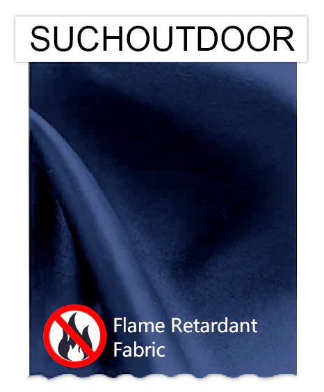 Suchoutdoor Flame Retardant Curtains Fabric Swatch 5 colors - Image 5