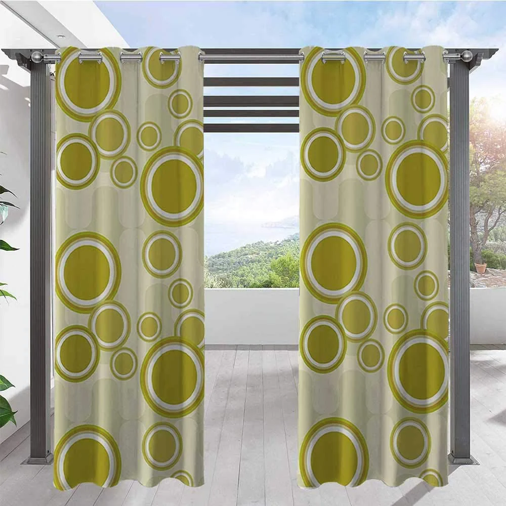 Custom Photo Print Outdoor Curtains, Each piece has the same pattern 1 Pcs - Image 3