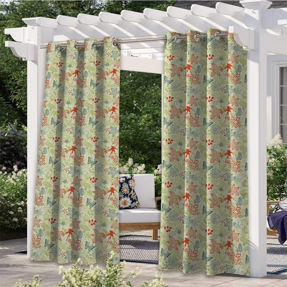 Custom Photo Print Outdoor Curtains, Each piece has the same pattern 1 Pcs - Image 6