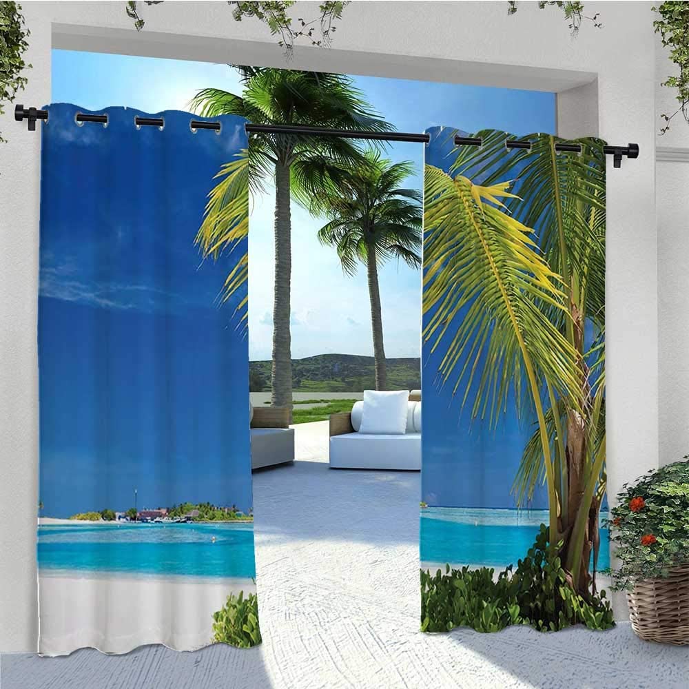Custom Photo Print Outdoor Curtains, Use one picture for two piece curtains, minimum 2 pcs - Image 6