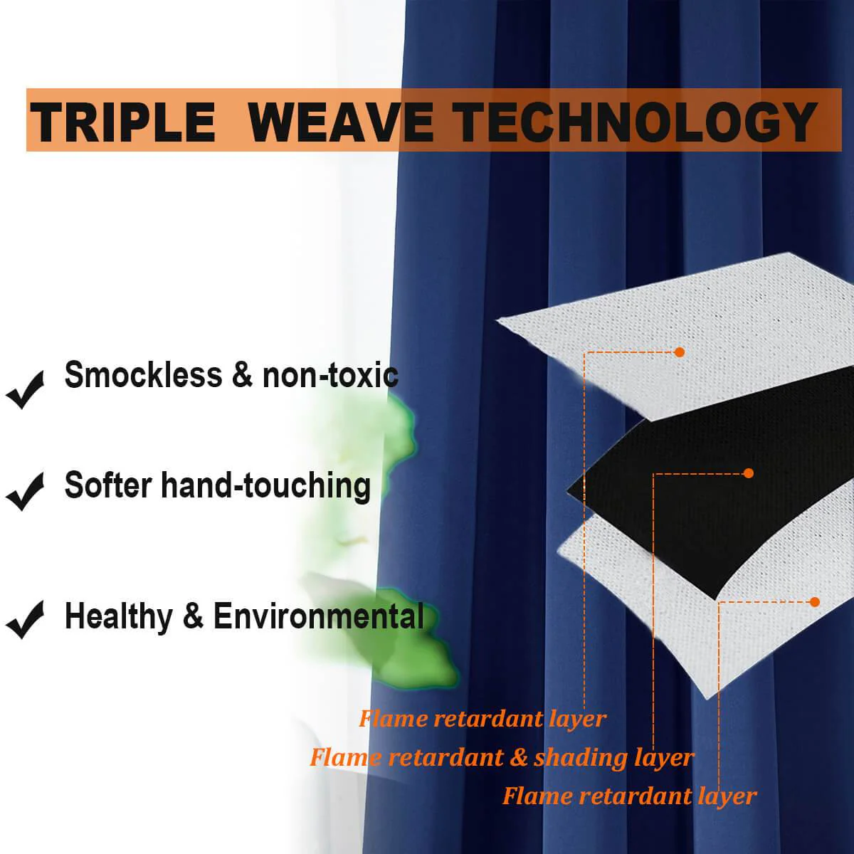 Suchoutdoor Flame Retardant Curtains, Grommet Top Silver, for Schools/Hospitals/Houses, 1 Panel - Image 15