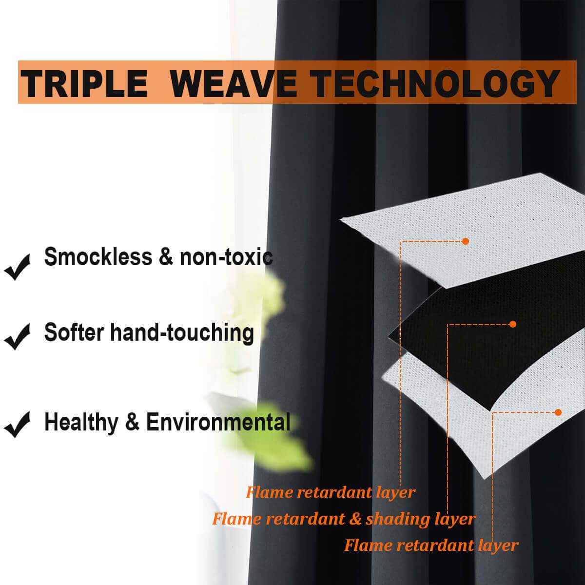 Suchoutdoor Flame Retardant Curtains, Grommet Top Silver, for Schools/Hospitals/Houses, 1 Panel - Image 18