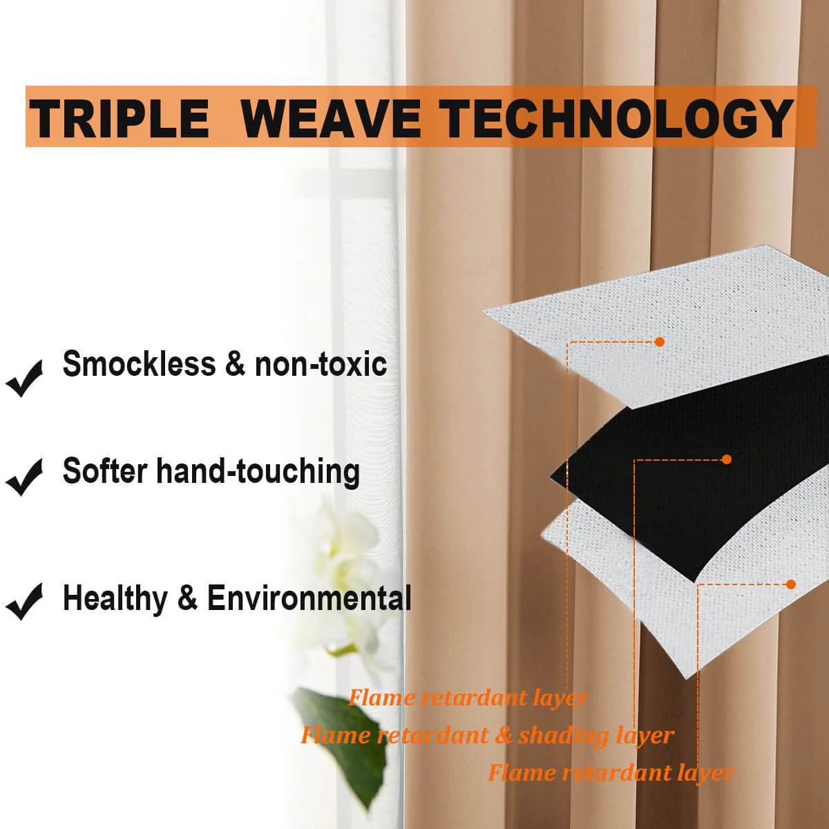 Suchoutdoor Flame Retardant Curtains, Grommet Top Silver, for Schools/Hospitals/Houses, 1 Panel - Image 8