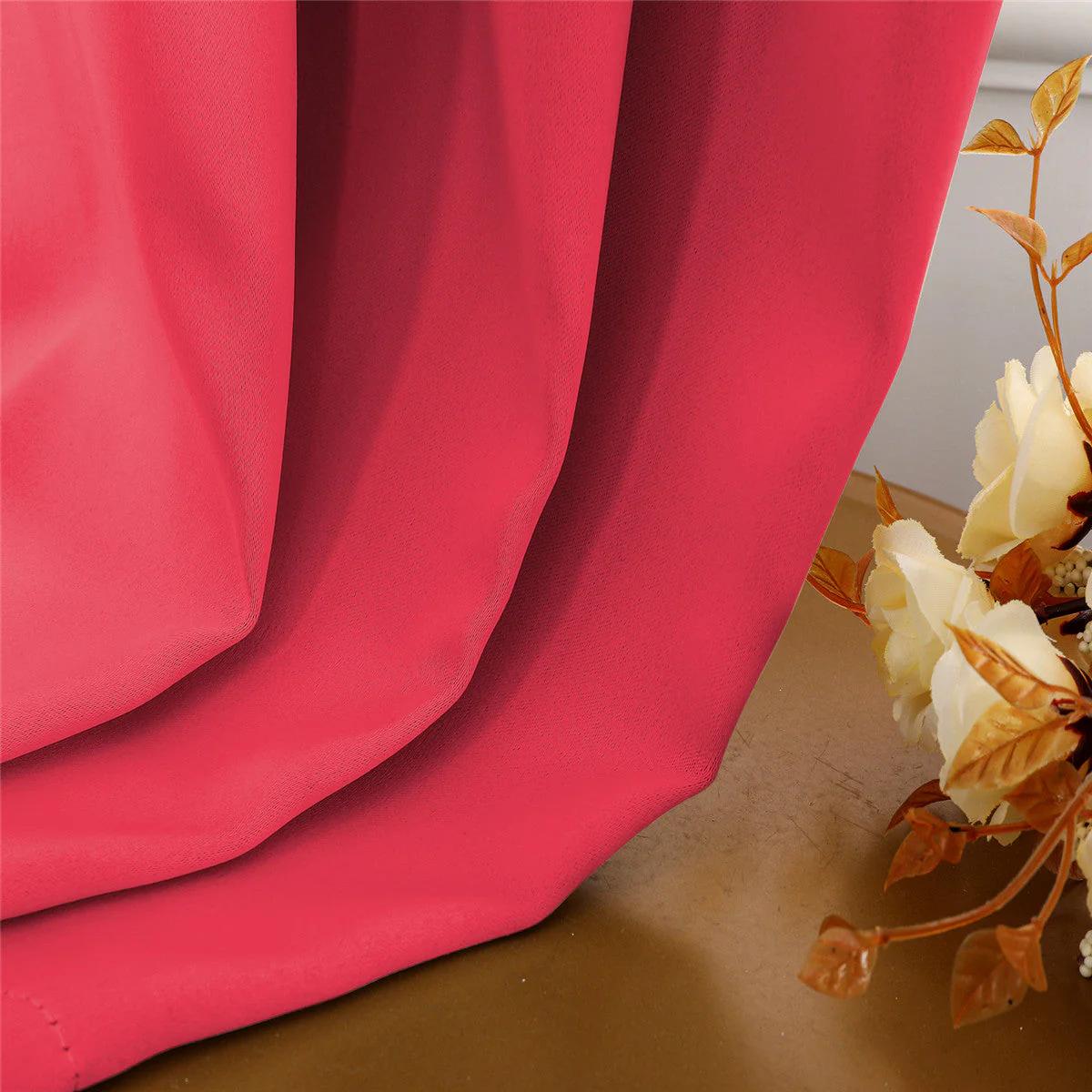 Indoor Grommet Top Curtains, Christmas Curtains, Red or Green Curtains, Indoor Christmas Red Curtains,1 Pcs - Image 5