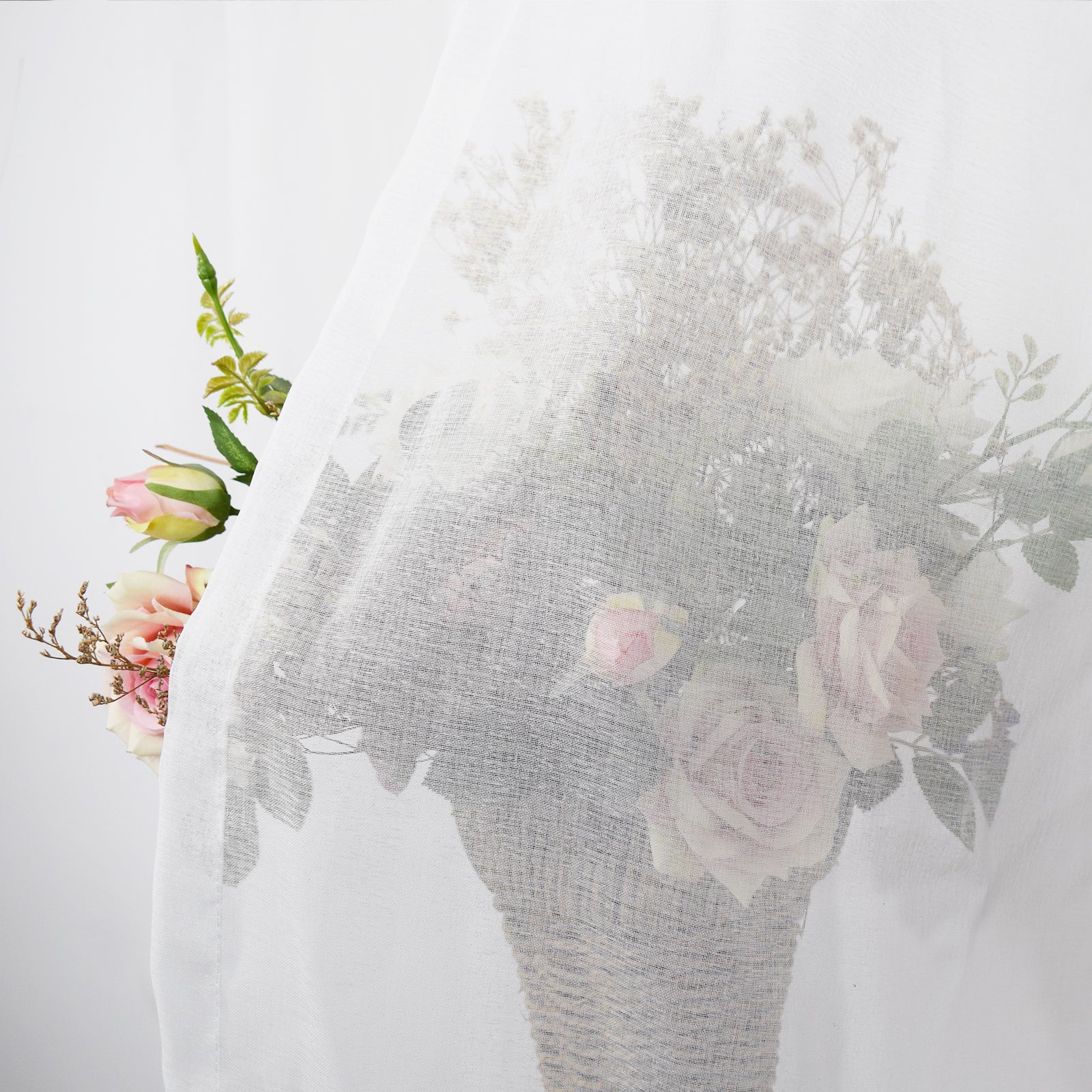 Suchoutdoor Outdoor Waterproof Curtains Sheer, Grommet Top Silver, for Porch/Pavilion/Patio, 1 Panel - Image 8