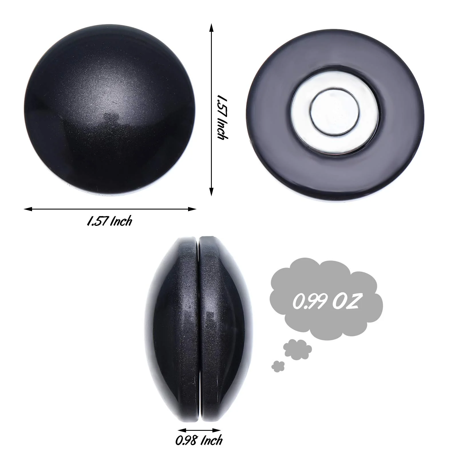 Magnetic Curtain Weights Drapery Weights Magnet Window Curtain Pendant Weights to Stop from Being Blowing - Image 10