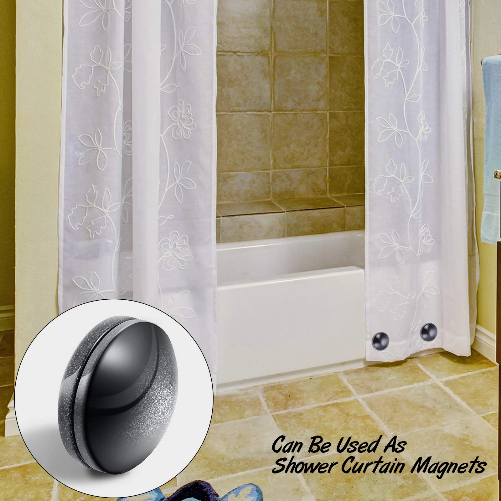 Magnetic Curtain Weights Drapery Weights Magnet Window Curtain Pendant Weights to Stop from Being Blowing - Image 12