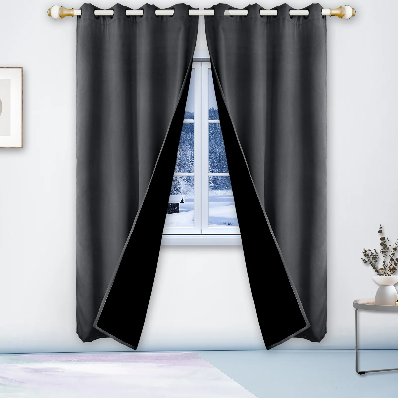 Outdoor Cold Proof Curtains to Reduce Noise Insulation Blackout, Cold Proof Outdoor Curtains - Image 10