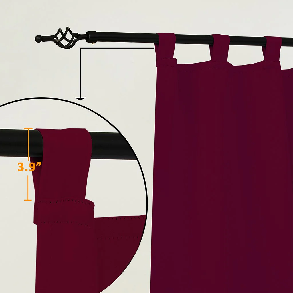 Suchoutdoor Outdoor Waterproof Curtains, Tab Top, for Porch/Pavilion/Patio, 1 Panel - Image 14