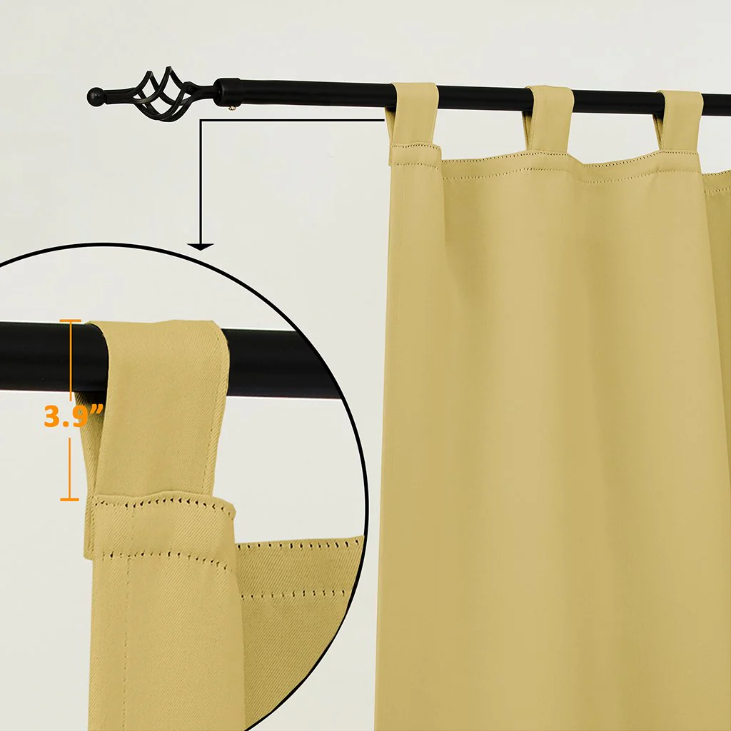 Suchoutdoor Outdoor Waterproof Curtains, Tab Top, for Porch/Pavilion/Patio, 1 Panel - Image 17