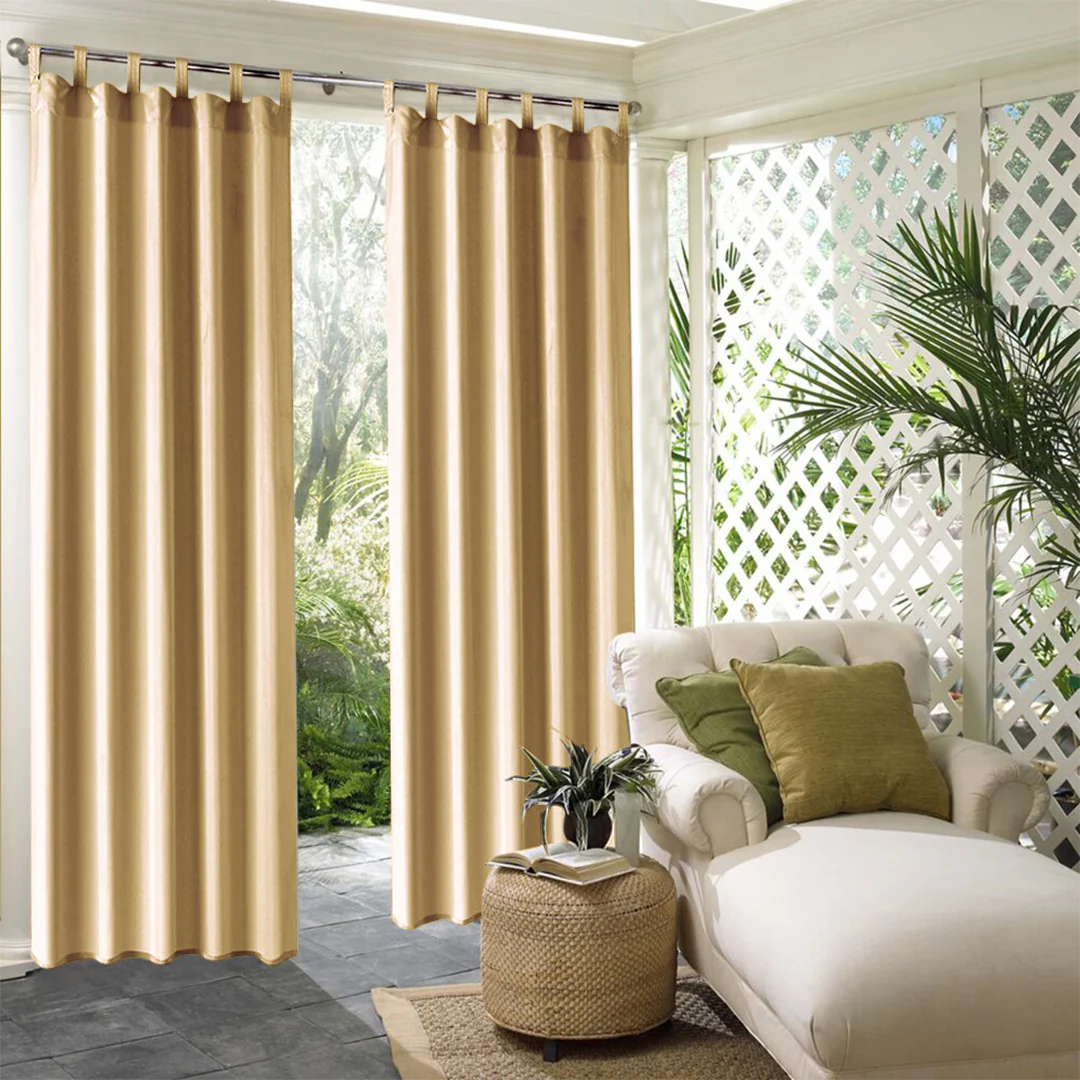 Suchoutdoor Outdoor Waterproof Curtains, Tab Top, for Porch/Pavilion/Patio, 1 Panel - Image 19