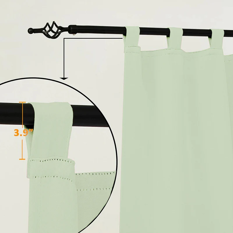 Suchoutdoor Outdoor Waterproof Curtains, Tab Top, for Porch/Pavilion/Patio, 1 Panel - Image 30