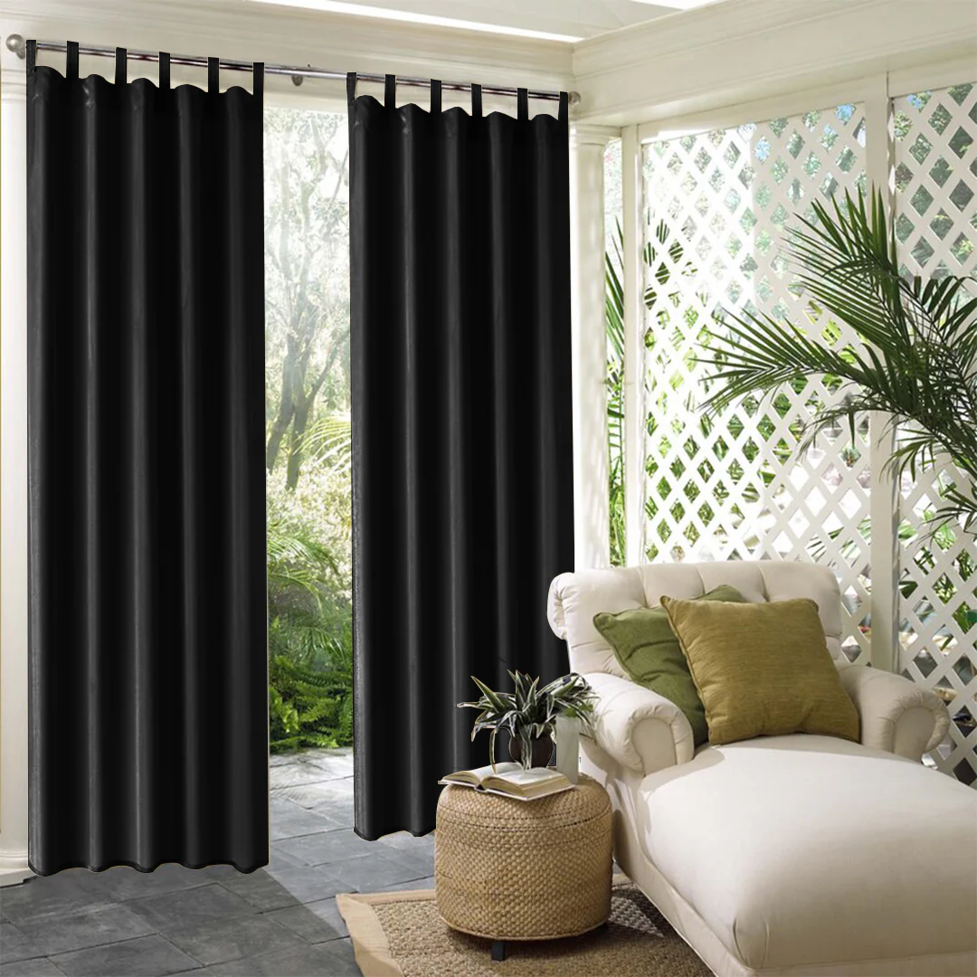 Suchoutdoor Outdoor Waterproof Curtains, Tab Top, for Porch/Pavilion/Patio, 1 Panel - Image 40