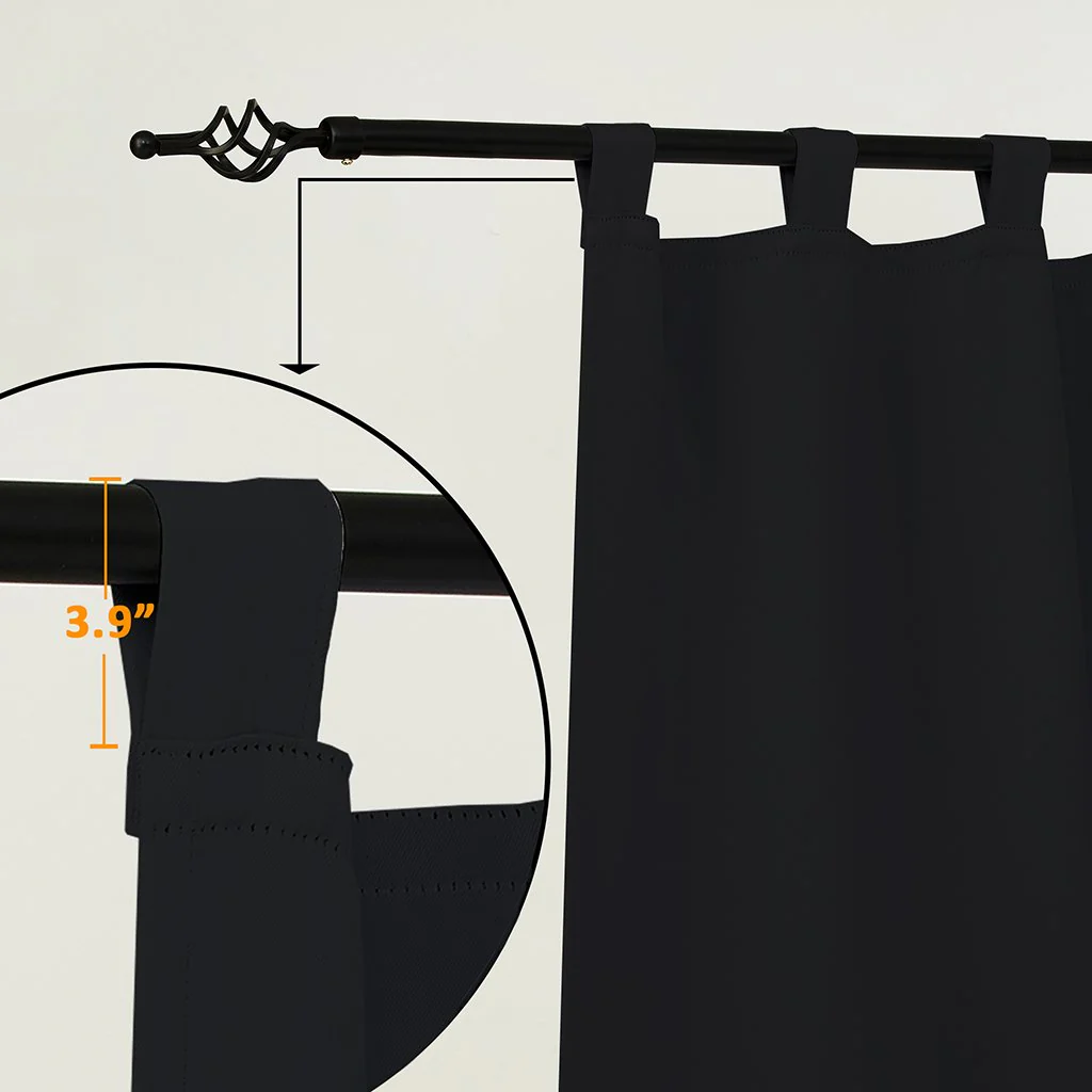 Suchoutdoor Outdoor Waterproof Curtains, Tab Top, for Porch/Pavilion/Patio, 1 Panel - Image 41