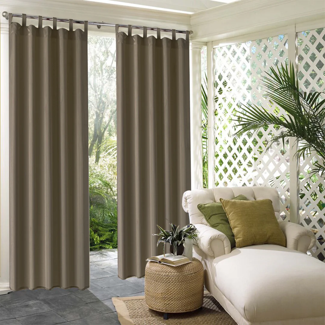 Suchoutdoor Outdoor Waterproof Curtains, Tab Top, for Porch/Pavilion/Patio, 1 Panel - Image 47