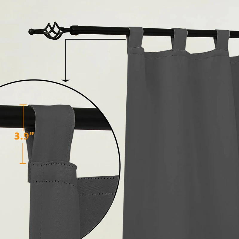 Suchoutdoor Outdoor Waterproof Curtains, Tab Top, for Porch/Pavilion/Patio, 1 Panel - Image 68