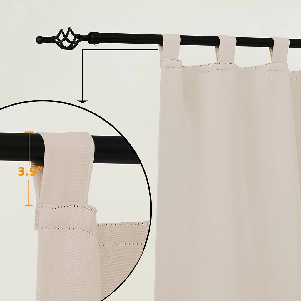 Suchoutdoor Outdoor Waterproof Curtains, Tab Top, for Porch/Pavilion/Patio, 1 Panel - Image 7