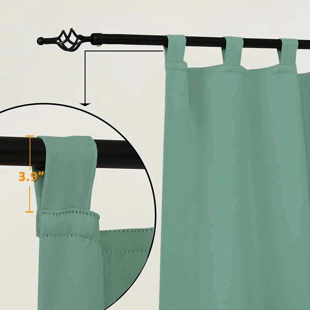 Suchoutdoor Outdoor Waterproof Curtains, Tab Top, for Porch/Pavilion/Patio, 1 Panel - Image 80