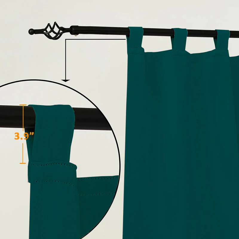 Suchoutdoor Outdoor Waterproof Curtains, Tab Top, for Porch/Pavilion/Patio, 1 Panel - Image 84