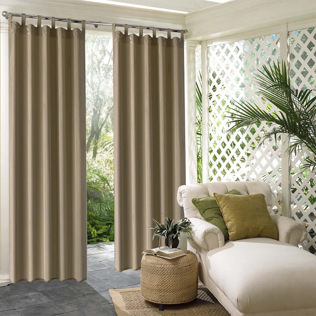 Suchoutdoor Outdoor Waterproof Curtains, Tab Top, for Porch/Pavilion/Patio, 1 Panel - Image 87
