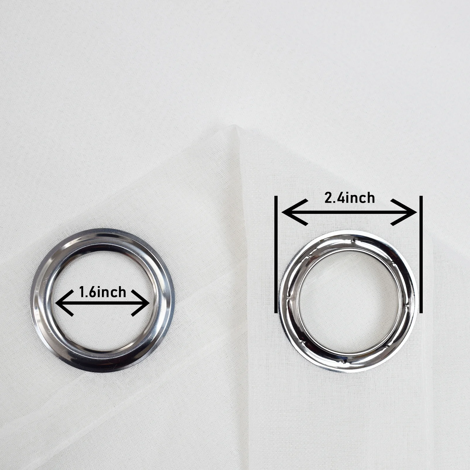 Suchoutdoor Outdoor Waterproof Curtains Sheer, Top Bottom Grommet, for Porch/Pavilion/Patio, 1 Panel - Image 8