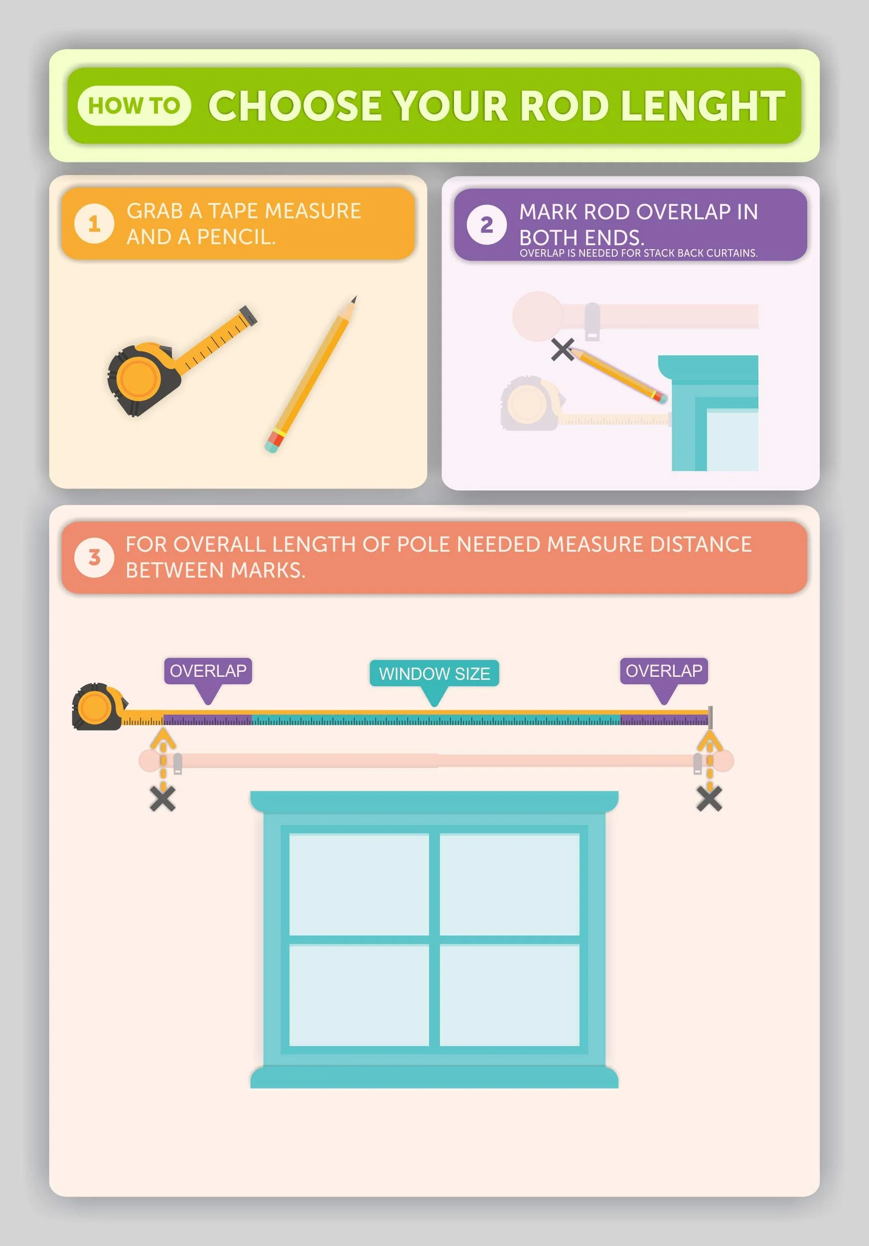 Satin Nickel Curtain Rods, 1 Inch Diameter Curtain Rods for 120" to 240", Curtain Rod End Cap 120 to 240 Inch. Curtain Rod with Brackets - Image 5