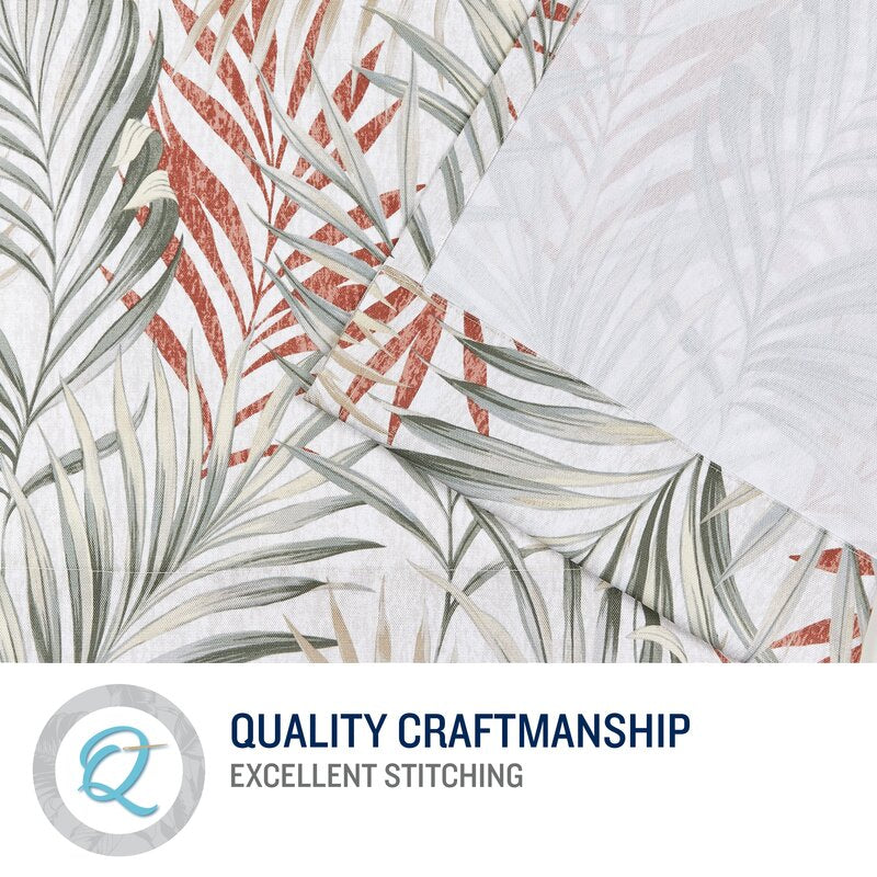 Printing Floral Outdoor Waterproof Grommet Top , Bottom or Tab Top Curtains, 1 Panel - Image 4