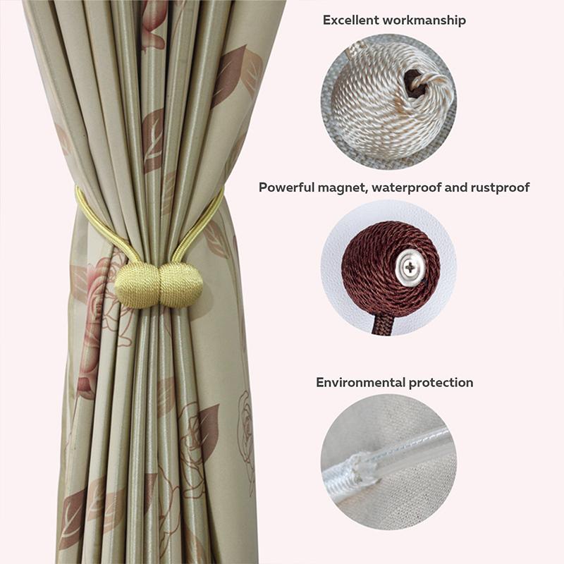 Magnetic Curtain Tiebacks, 1 PCS - Image 3