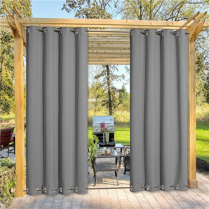 Suchoutdoor Outdoor Waterproof Curtains, Top Bottom Grommet, for Porch/Pavilion/Patio, 1 Panel - Image 11