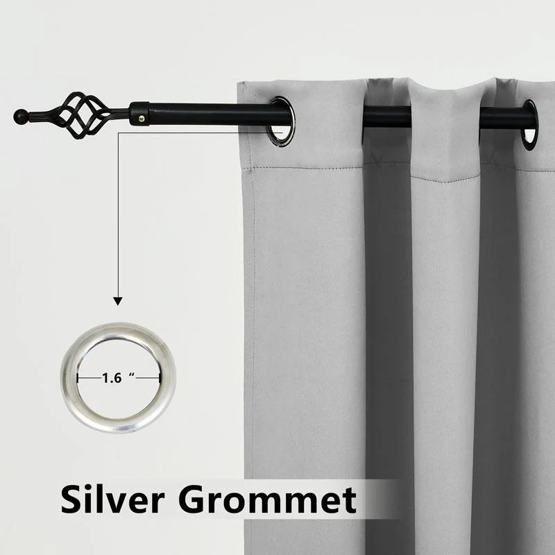 Suchoutdoor Outdoor Waterproof Curtains, Top Bottom Grommet, for Porch/Pavilion/Patio, 1 Panel - Image 12