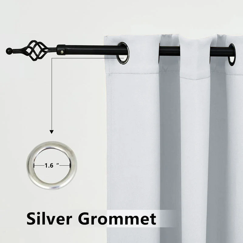 Suchoutdoor Outdoor Waterproof Curtains, Top Bottom Grommet, for Porch/Pavilion/Patio, 1 Panel - Image 16