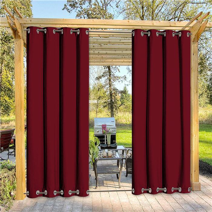 Suchoutdoor Outdoor Waterproof Curtains, Top Bottom Grommet, for Porch/Pavilion/Patio, 1 Panel - Image 19