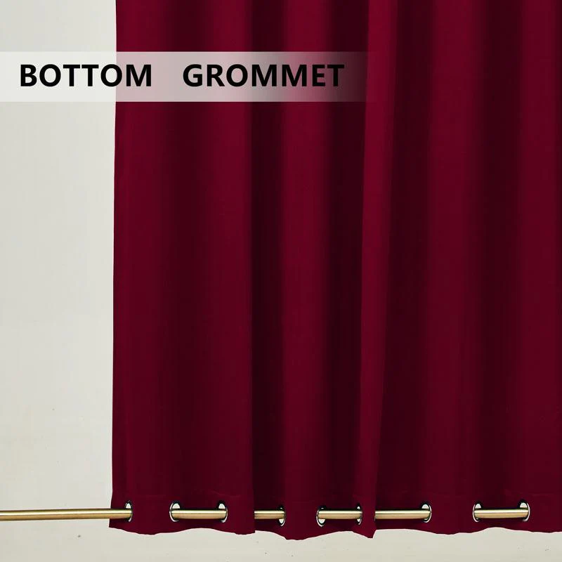 Suchoutdoor Outdoor Waterproof Curtains, Top Bottom Grommet, for Porch/Pavilion/Patio, 1 Panel - Image 21