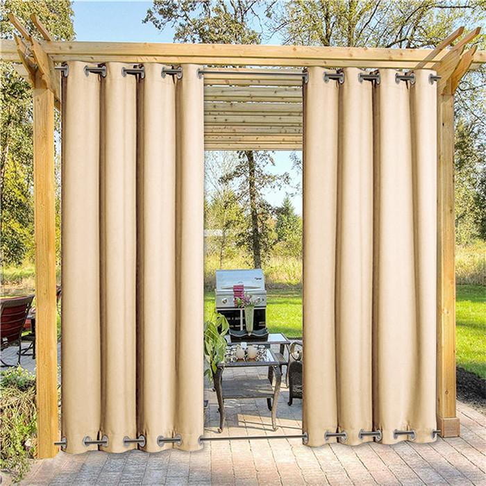 Suchoutdoor Outdoor Waterproof Curtains, Top Bottom Grommet, for Porch/Pavilion/Patio, 1 Panel - Image 27