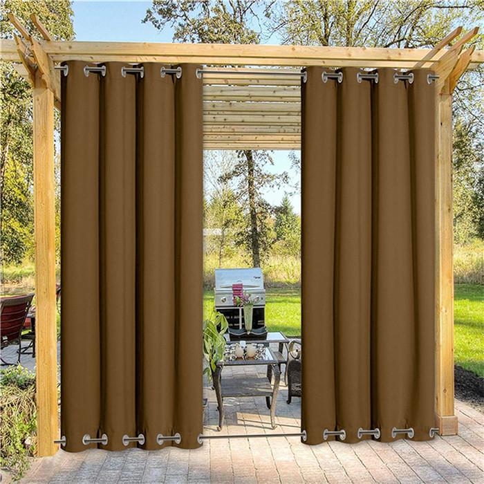 Suchoutdoor Outdoor Waterproof Curtains, Top Bottom Grommet, for Porch/Pavilion/Patio, 1 Panel - Image 35