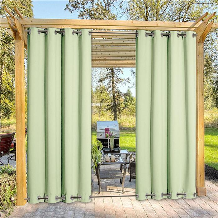 Suchoutdoor Outdoor Waterproof Curtains, Top Bottom Grommet, for Porch/Pavilion/Patio, 1 Panel - Image 39