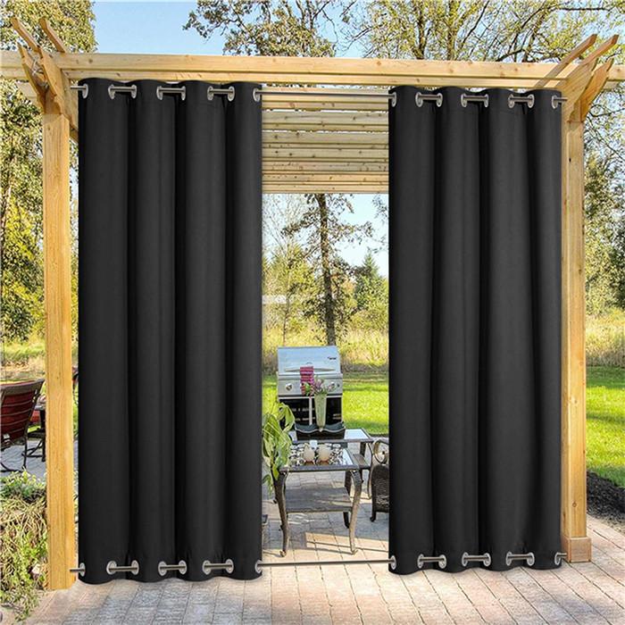 Suchoutdoor Outdoor Waterproof Curtains, Top Bottom Grommet, for Porch/Pavilion/Patio, 1 Panel - Image 47