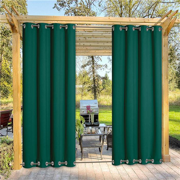 Suchoutdoor Outdoor Waterproof Curtains, Top Bottom Grommet, for Porch/Pavilion/Patio, 1 Panel - Image 91