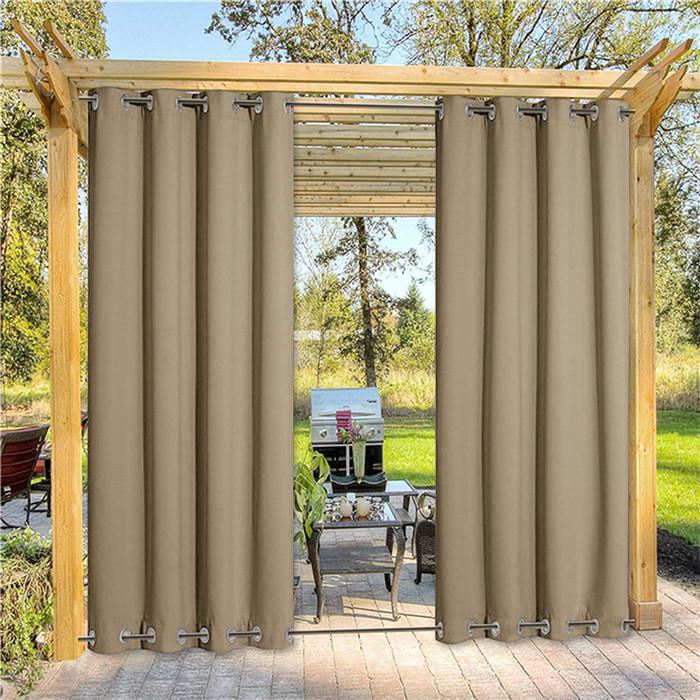 Suchoutdoor Outdoor Waterproof Curtains, Top Bottom Grommet, for Porch/Pavilion/Patio, 1 Panel - Image 95