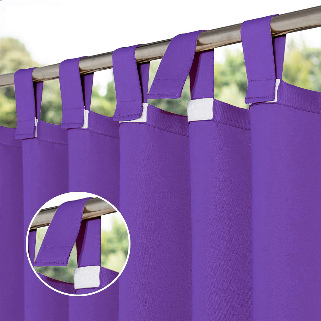 Suchoutdoor Outdoor Waterproof Curtains, Velcro Tab Top, for Porch/Pavilion/Patio, 1 Panel - Image 33