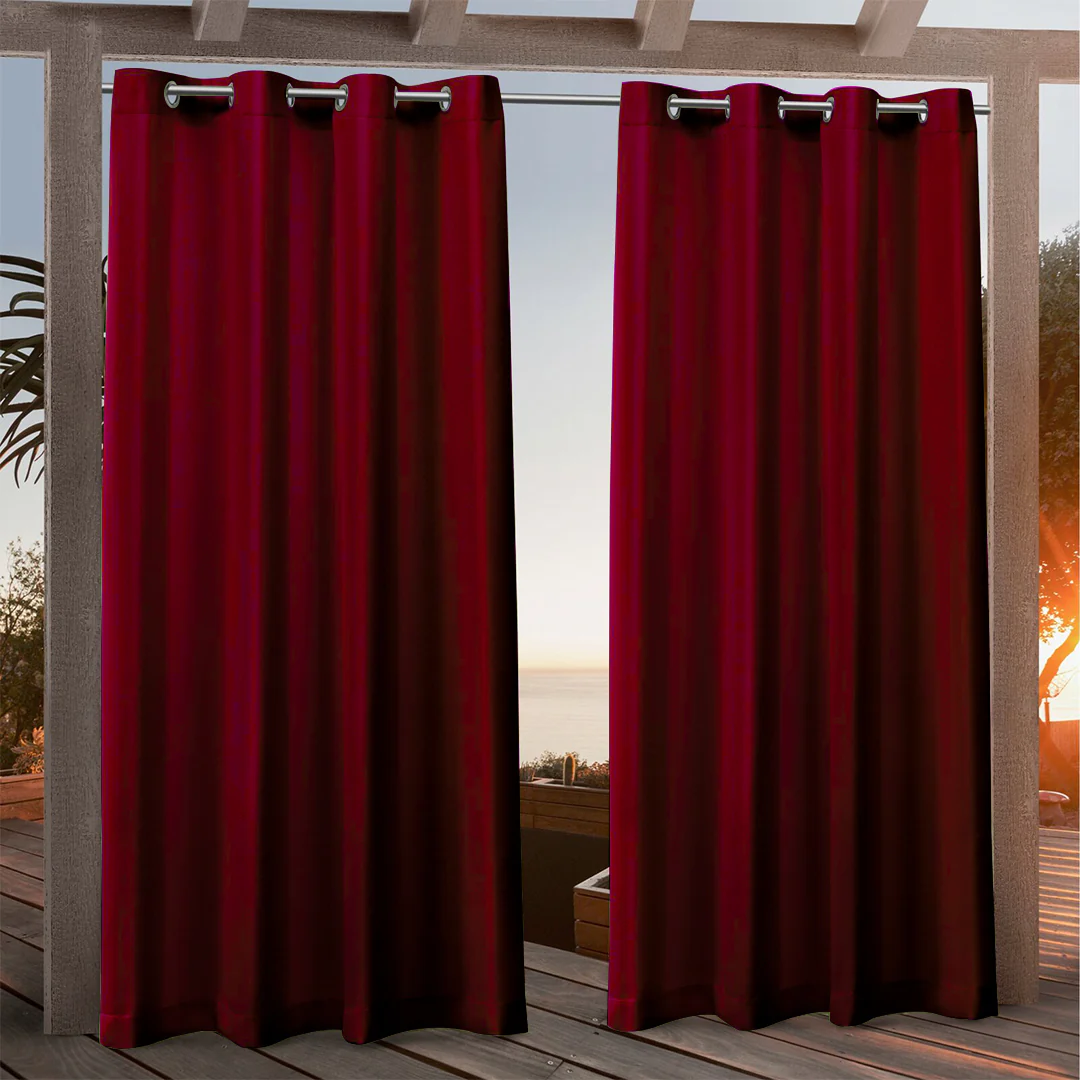 Suchoutdoor Outdoor Waterproof Curtains, Grommet Top Silver, for Porch/Pavilion/Patio, 1 Panel - Image 15