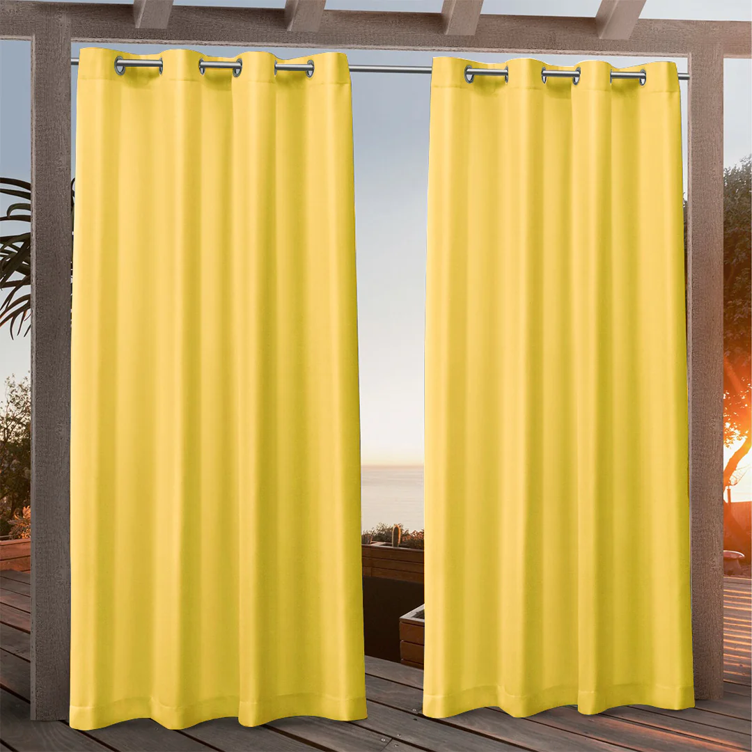 Suchoutdoor Outdoor Waterproof Curtains, Grommet Top Silver, for Porch/Pavilion/Patio, 1 Panel - Image 19