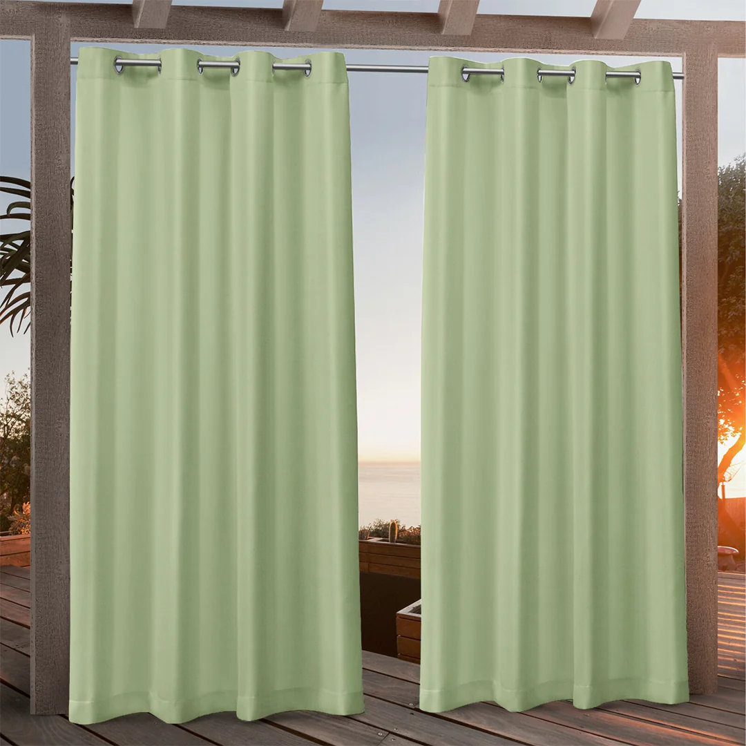 Suchoutdoor Outdoor Waterproof Curtains, Grommet Top Silver, for Porch/Pavilion/Patio, 1 Panel - Image 35