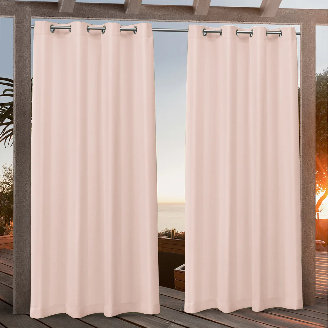Suchoutdoor Outdoor Waterproof Curtains, Grommet Top Silver, for Porch/Pavilion/Patio, 1 Panel - Image 51