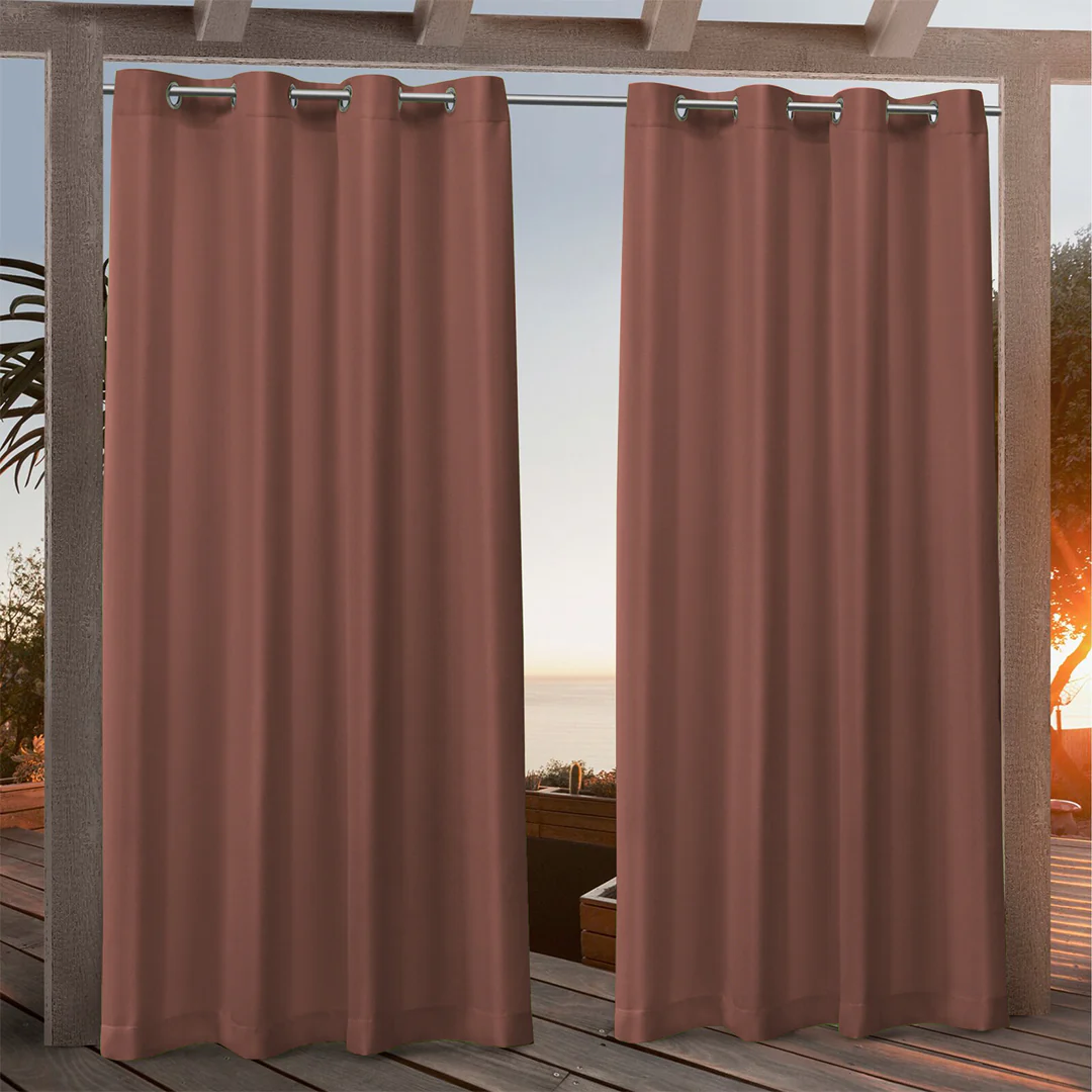 Suchoutdoor Outdoor Waterproof Curtains, Grommet Top Silver, for Porch/Pavilion/Patio, 1 Panel - Image 71