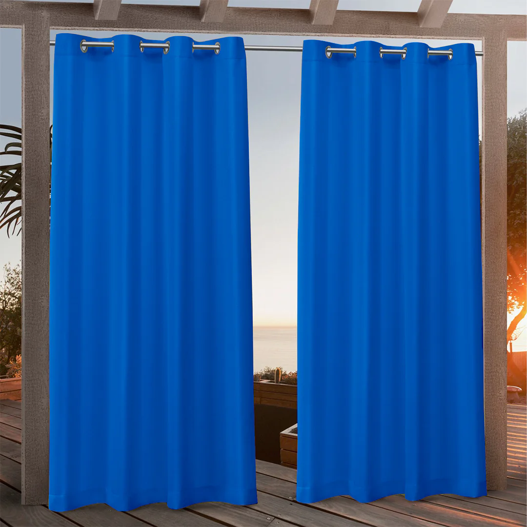 Suchoutdoor Outdoor Waterproof Curtains, Grommet Top Silver, for Porch/Pavilion/Patio, 1 Panel - Image 79