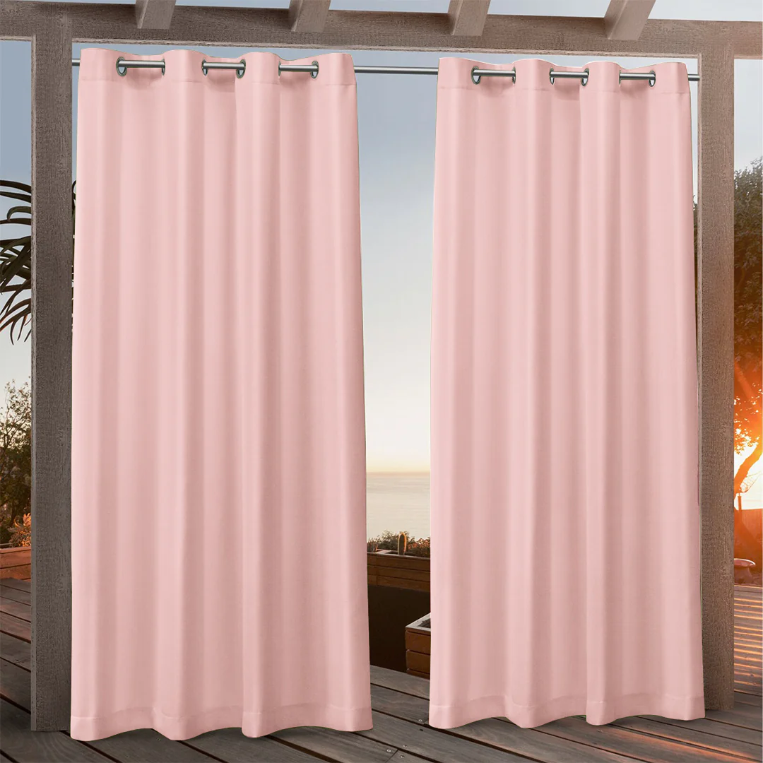 Suchoutdoor Outdoor Waterproof Curtains, Grommet Top Silver, for Porch/Pavilion/Patio, 1 Panel - Image 83