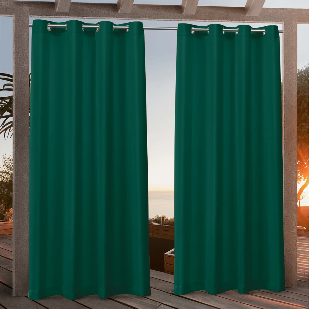 Suchoutdoor Outdoor Waterproof Curtains, Grommet Top Silver, for Porch/Pavilion/Patio, 1 Panel - Image 91